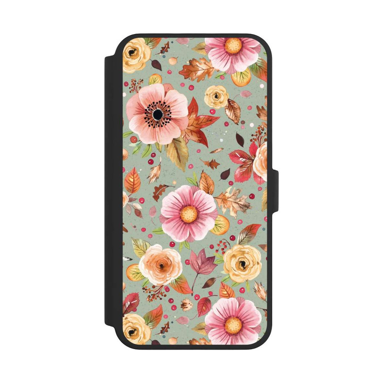 iPhone 16 Pro Max NIVOflip Herbstblumen Weiches Grün