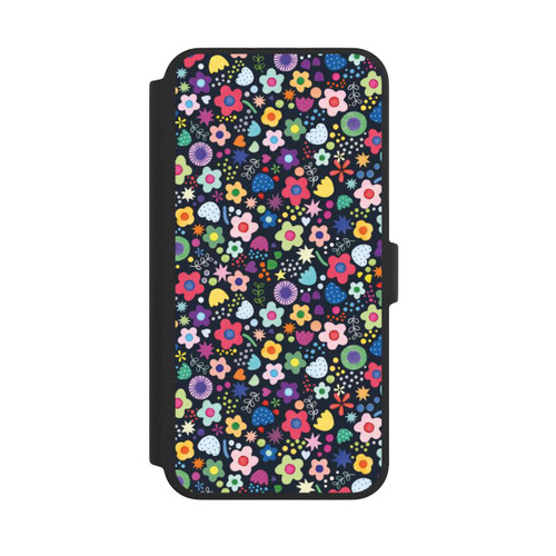 Apple iPhone 16 Pro Max NIVOflip Psychedelic Flowers Multi Black