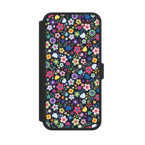 Apple iPhone 16 Pro Max NIVOflip Psychedelic Flowers Multi Black