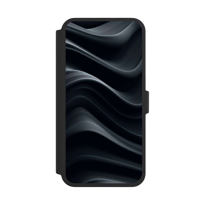 iPhone 16 Pro Max NIVOflip Black Waves Texture