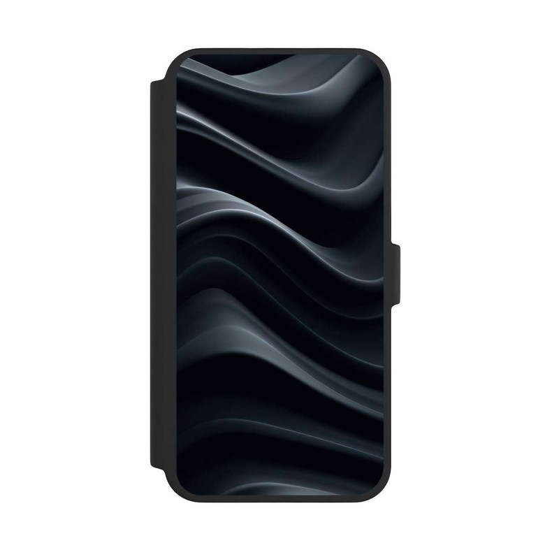 iPhone 16 Pro Max NIVOflip Black Waves Texture