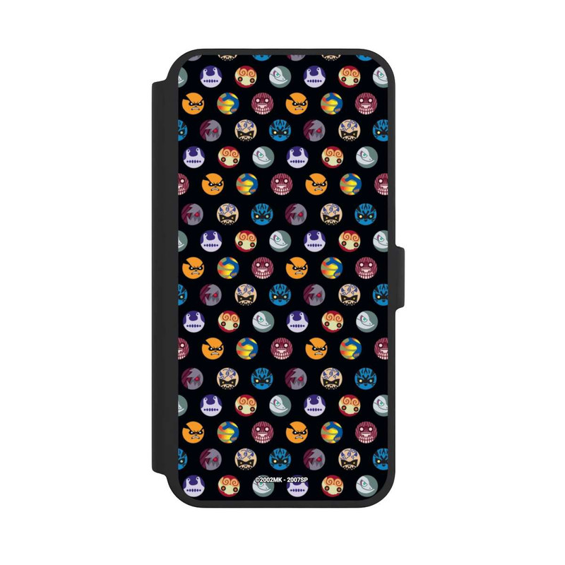 iPhone 16 Pro Max NIVOflip Bijuu Muster Schwarz
