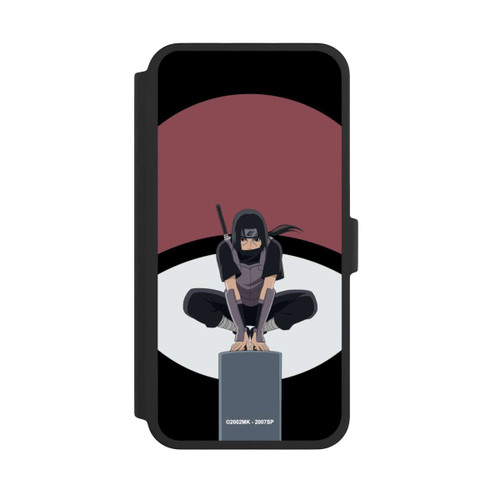 Apple iPhone 16 Pro Max NIVOflip Itachi Uchiha Symbol Schwarzer Hintergrund