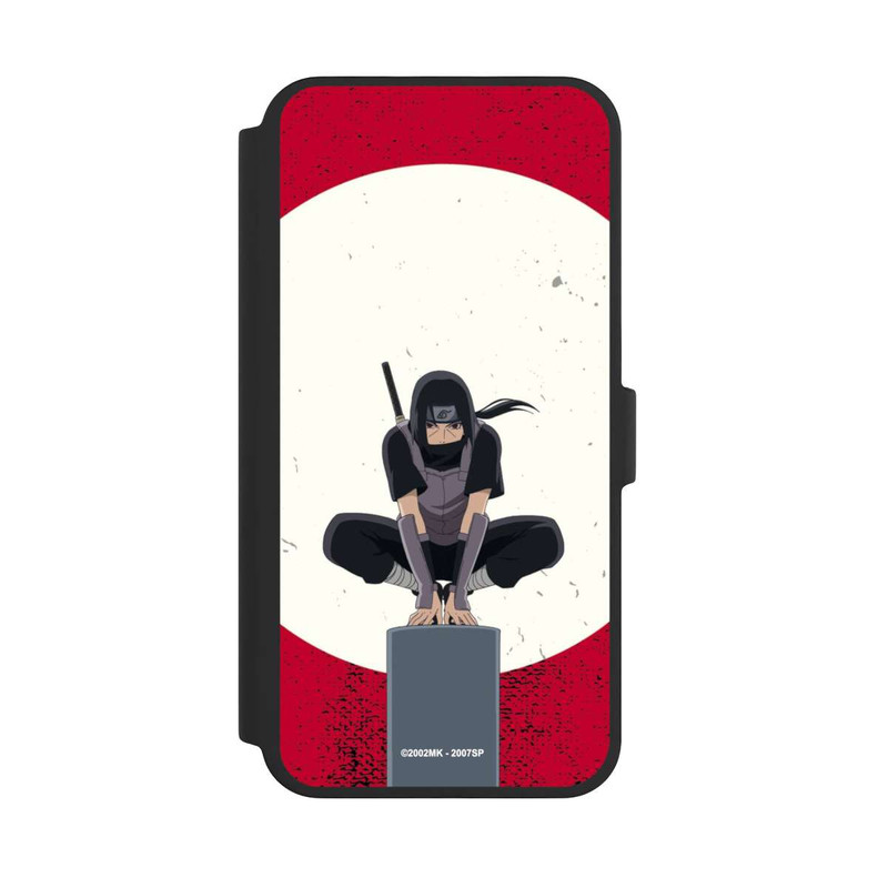 iPhone 16 Pro Max NIVOflip Itachi Uchiha Symbol Roter Hintergrund