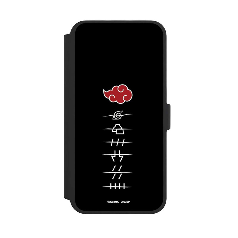 iPhone 16 Pro Max NIVOflip Akatsuki Mitgliedssymbole Schwarz