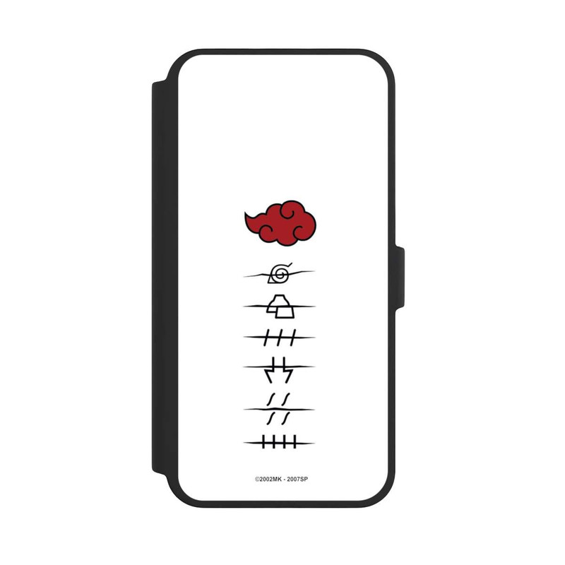 iPhone 16 Pro Max NIVOflip Akatsuki Mitgliedersymbole Weiß