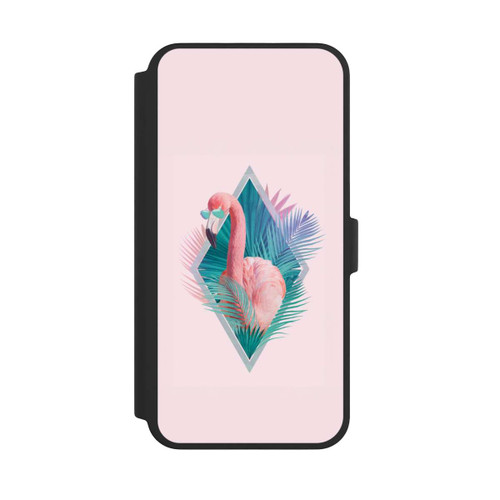 Apple iPhone 16 Pro Max NIVOflip Feuilles tropicales Flamant