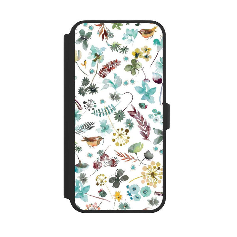 iPhone 16 Pro Max NIVOflip Botanischer Schmetterling Natur Blau