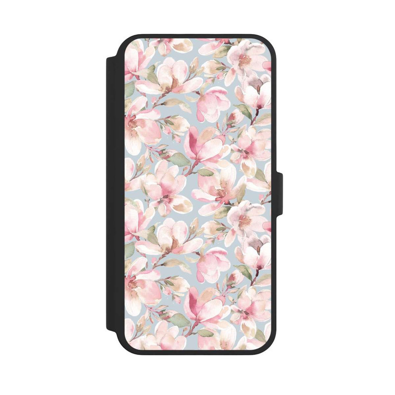 iPhone 16 Pro Max NIVOflip Magnolien Blumen Pastellrosa