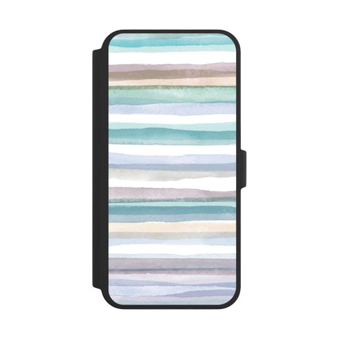 Apple iPhone 16 Pro Max NIVOflip Pastellfarbene Streifen Blau
