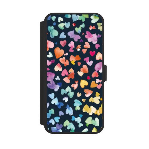 Apple iPhone 16 Pro Max NIVOflip Valentines Hearts Black
