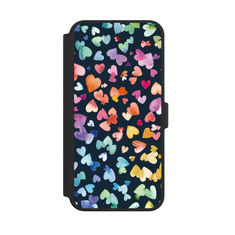 iPhone 16 Pro Max NIVOflip Valentines Hearts Black