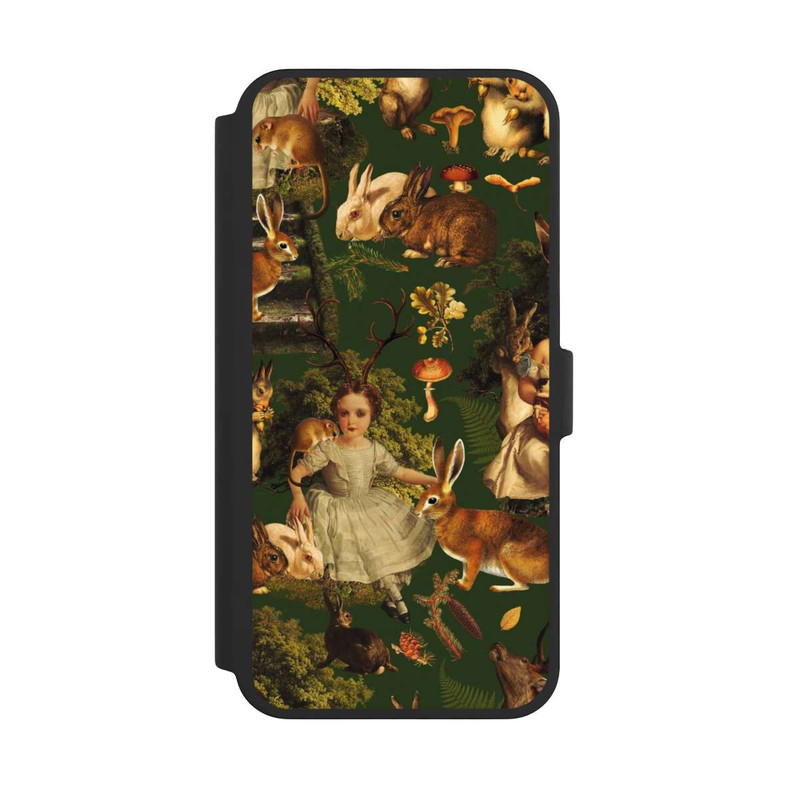 iPhone 16 Pro Max NIVOflip Mädchen und Tiere im Wald