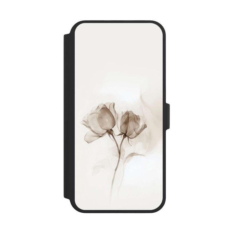 iPhone 16 Pro Max NIVOflip Braune Rose Blume Nebel