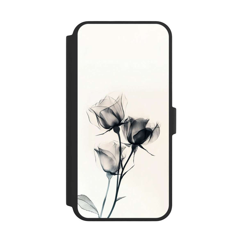 iPhone 16 Pro Max NIVOflip Schwarze Blume