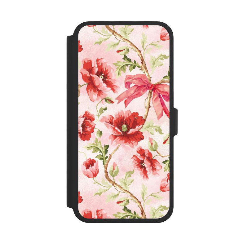 iPhone 16 Pro Max NIVOflip Poppies Pattern Pink