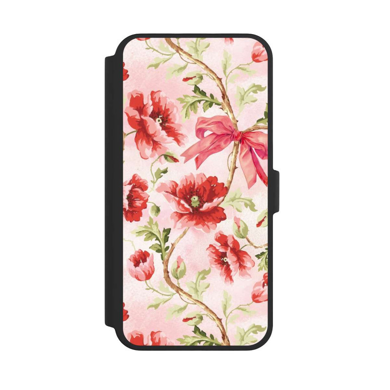 iPhone 16 Pro Max NIVOflip Poppies Pattern Pink