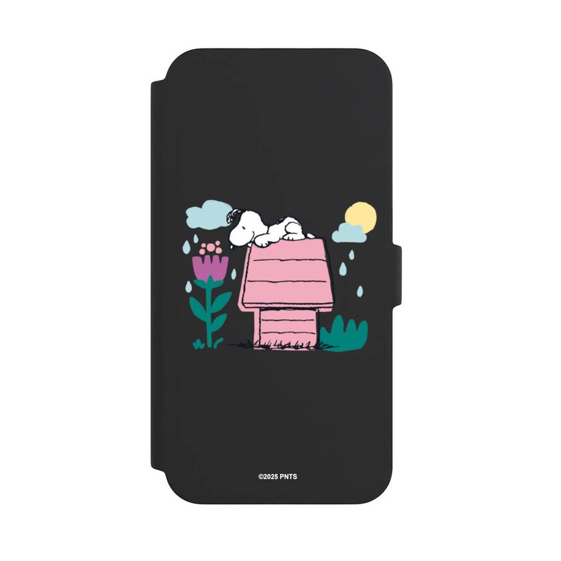 iPhone 16 Pro Max NIVOflip Snoopy Hundehütte Frühling transparent