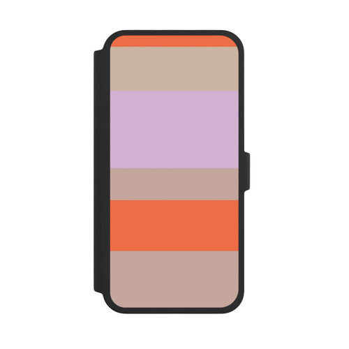 Apple iPhone 16 Pro Max NIVOflip Moca Lila Orange Stripes