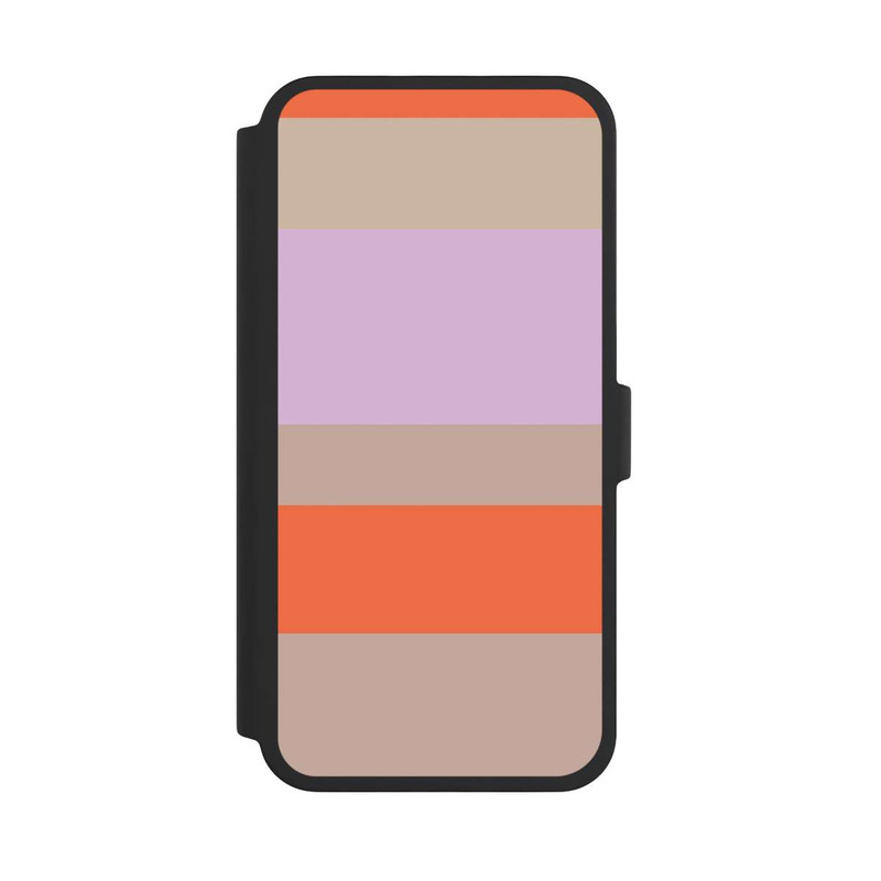 iPhone 16 Pro Max NIVOflip Moca Lila Orange Stripes