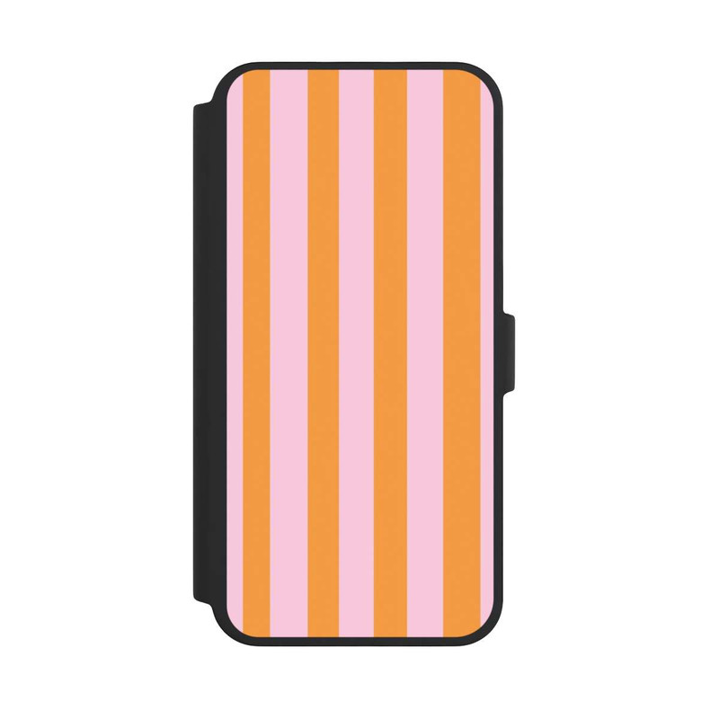 iPhone 16 Pro Max NIVOflip Orange Rosa Streifen