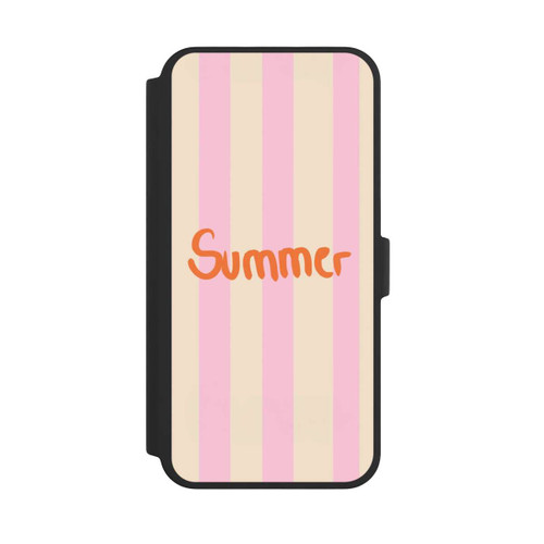 Apple iPhone 16 Pro Max NIVOflip Summer Pink And Orange Stripes