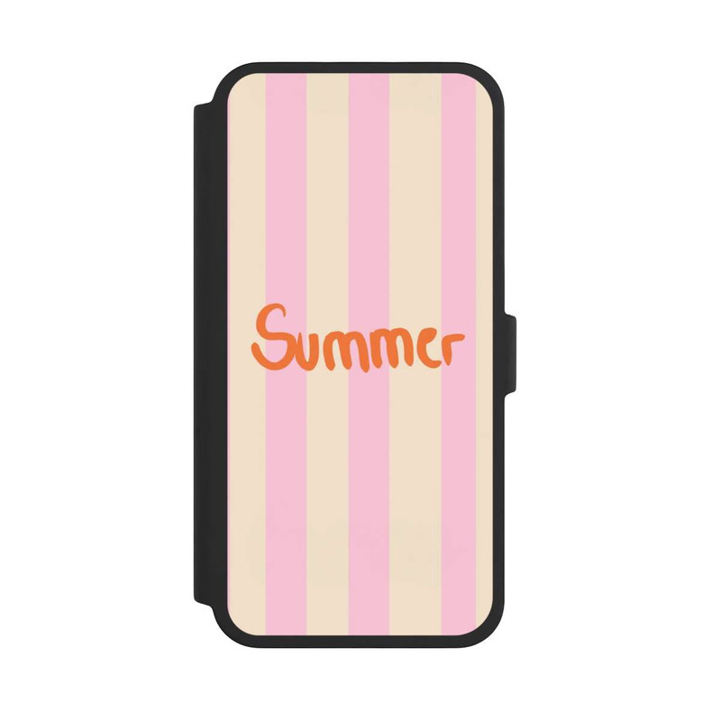 iPhone 16 Pro Max NIVOflip Summer Pink And Orange Stripes