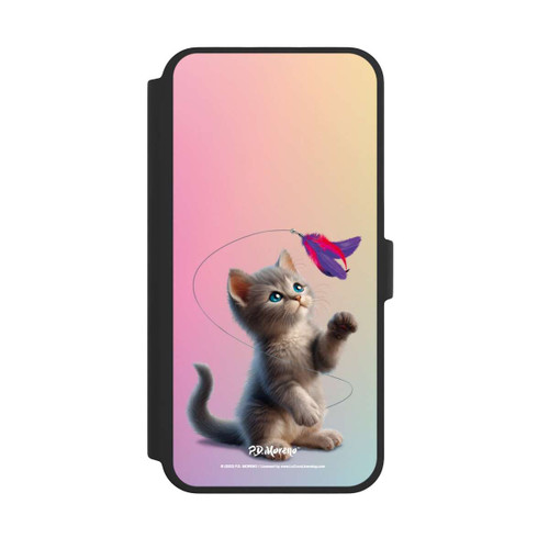 Apple iPhone 16 Pro Max NIVOflip Playing Cat with Feather