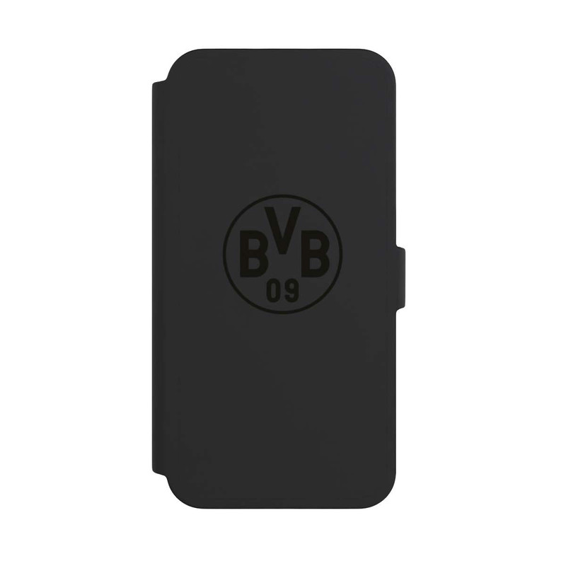 iPhone 16 Pro Max NIVOflip BVB Logo Schwarz Transparent