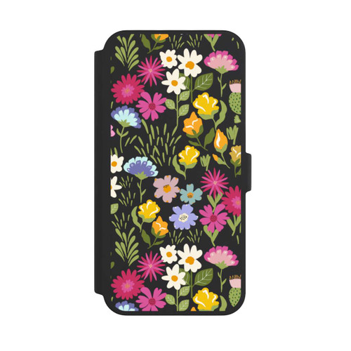 Apple iPhone 16 Pro Max NIVOflip Bunte Sommerblumen Transparent