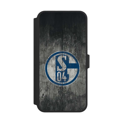 Apple iPhone 16 Pro Max NIVOflip Schalke 04 Holz Look