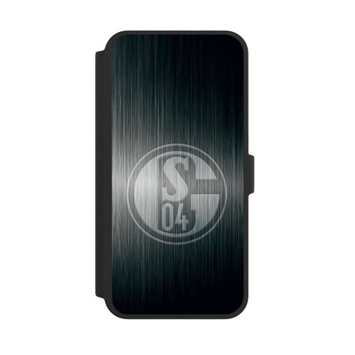 Apple iPhone 16 Pro Max NIVOflip Schalke 04 Metall Look