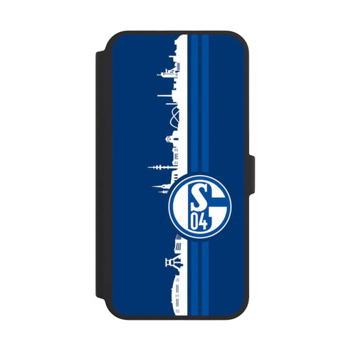 Apple iPhone 16 Pro Max NIVOflip Schalke 04 Skyline Blau
