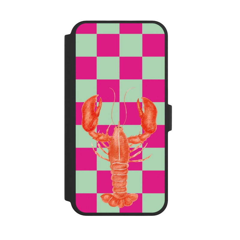 iPhone 16 Pro Max NIVOflip Pink Checkers Lobster