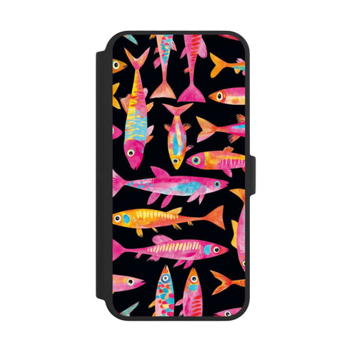 Apple iPhone 16 Pro Max NIVOflip Funky bunte Fisch Parade mit KI