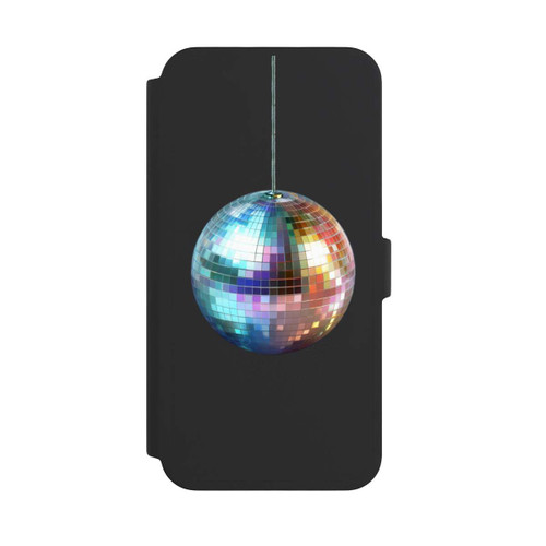 Apple iPhone 16 Pro Max NIVOflip Discokugel Party Blau Gold Transparent mit KI