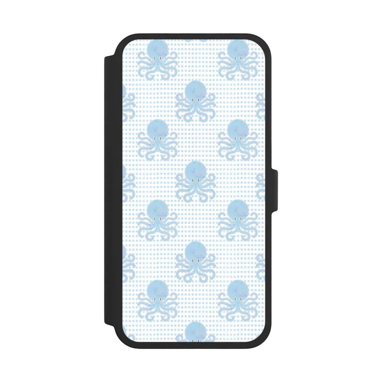 iPhone 16 Pro Max NIVOflip Blue Watercolor Octopus