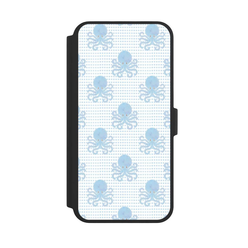 iPhone 16 Pro Max NIVOflip Blue Watercolor Octopus