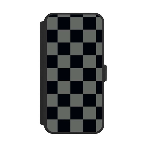 Apple iPhone 16 Pro Max NIVOflip Schachbrett Schwarz Grau