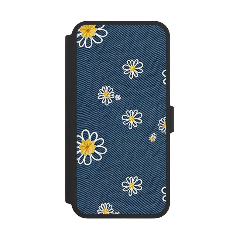 iPhone 16 Pro Max NIVOflip Jeans Flowers Pattern with AI