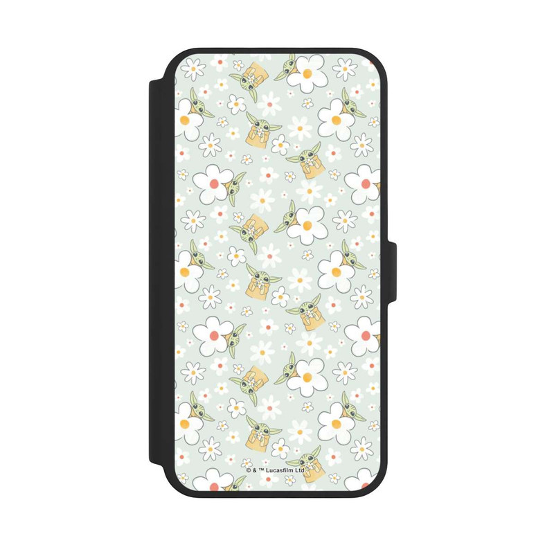 iPhone 16 Pro Max NIVOflip Baby Yoda Blumen Muster