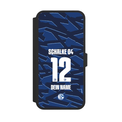 Apple iPhone 16 Pro Max NIVOflip Schalke 04 Trikot Personalisierbar 25-26
