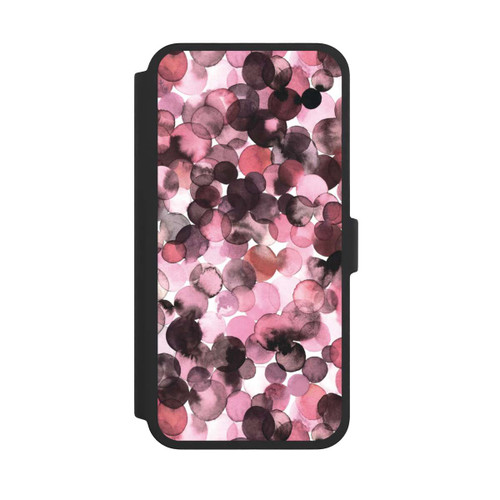 Apple iPhone 16 Pro Max NIVOflip Purple Dots Watercolor