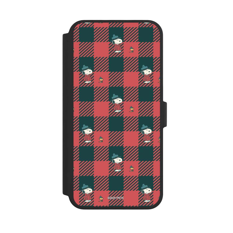 iPhone 16 Pro Max NIVOflip Peanuts Rot Schottenmuster