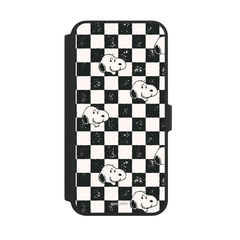 iPhone 16 Pro Max NIVOflip Snoopy Heads Checked Pattern