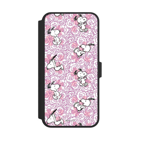 Apple iPhone 16 Pro Max NIVOflip Peanuts Pink Roses Pattern