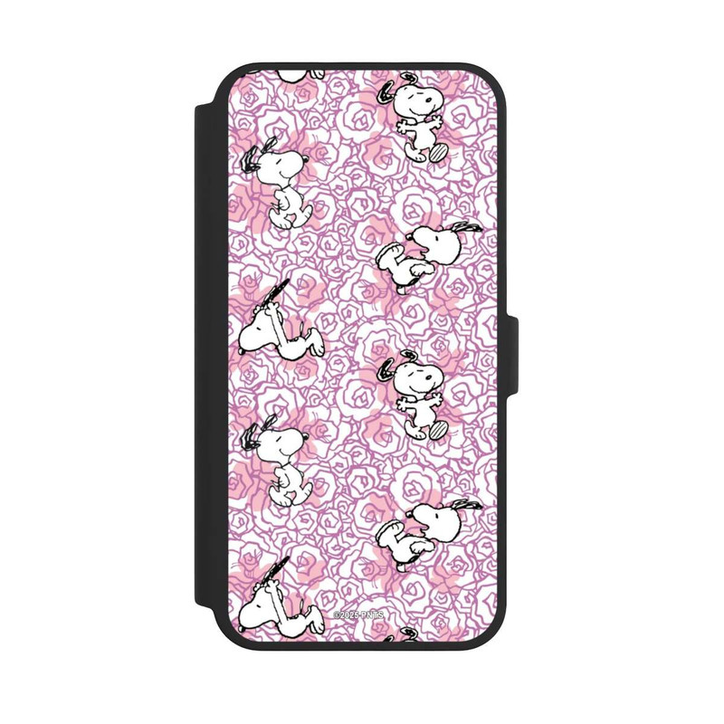 iPhone 16 Pro Max NIVOflip Peanuts Pink Roses Pattern