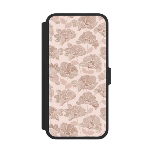 Apple iPhone 16 Pro Max NIVOflip Brown Floral Block