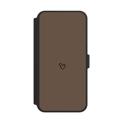 Apple iPhone 16 Pro Max NIVOflip Herz Minimalistisch Braun