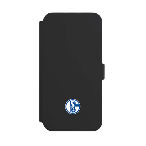 Apple iPhone 16 Pro Max NIVOflip FC Schalke 04 Logo Klein Transparent